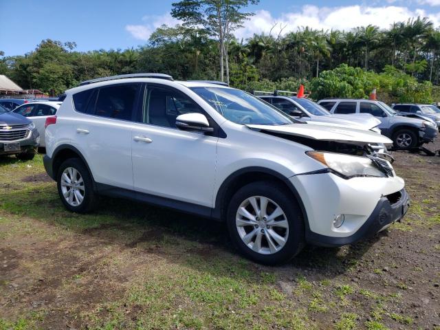 JTMYFREV4D5005253 - 2013 TOYOTA RAV4 LIMITED WHITE photo 4