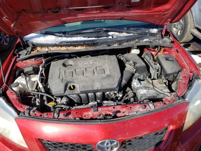 JTDBL40E49J023050 - 2009 TOYOTA COROLLA BASE RED photo 11
