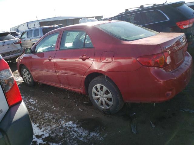 JTDBL40E49J023050 - 2009 TOYOTA COROLLA BASE RED photo 2
