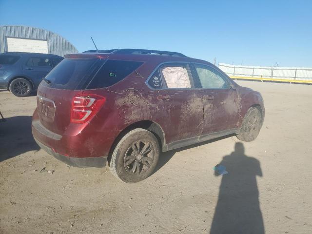 2GNALCEK5H1559364 - 2017 CHEVROLET EQUINOX LT MAROON photo 3