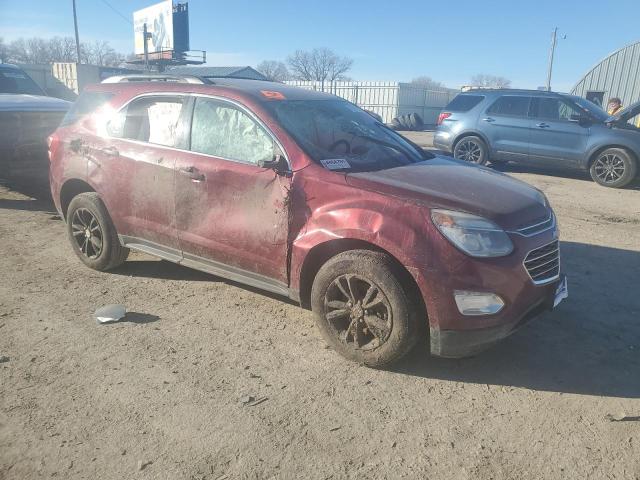 2GNALCEK5H1559364 - 2017 CHEVROLET EQUINOX LT MAROON photo 4