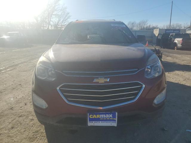 2GNALCEK5H1559364 - 2017 CHEVROLET EQUINOX LT MAROON photo 5