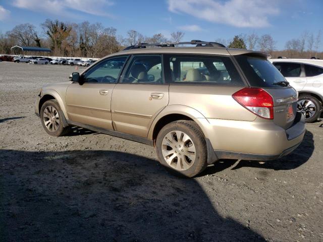 4S4BP63C384335251 - 2008 SUBARU OUTBACK 2.5XT LIMITED GOLD photo 2