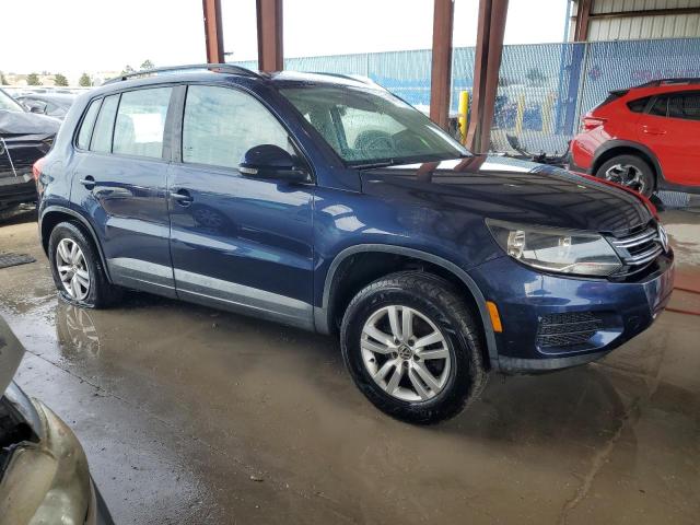 WVGAV7AX6FW607354 - 2015 VOLKSWAGEN TIGUAN S BLUE photo 4