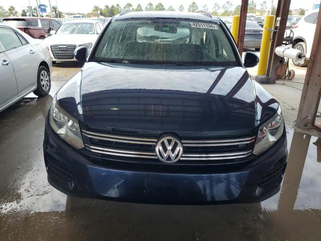 WVGAV7AX6FW607354 - 2015 VOLKSWAGEN TIGUAN S BLUE photo 5