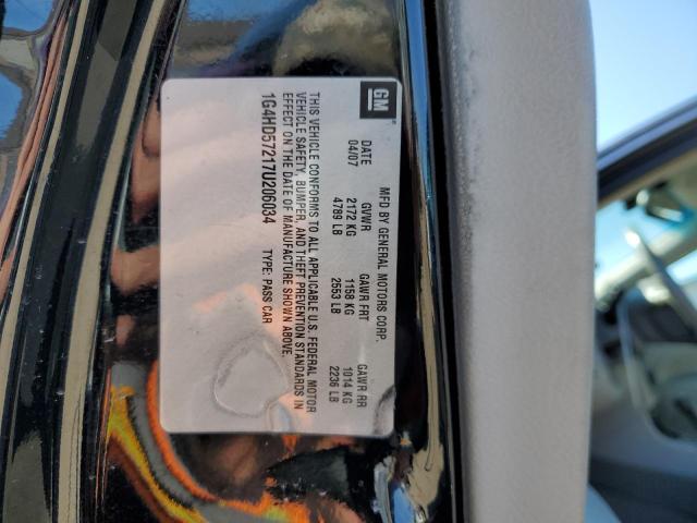 1G4HD57217U206034 - 2007 BUICK LUCERNE CXL BLACK photo 12