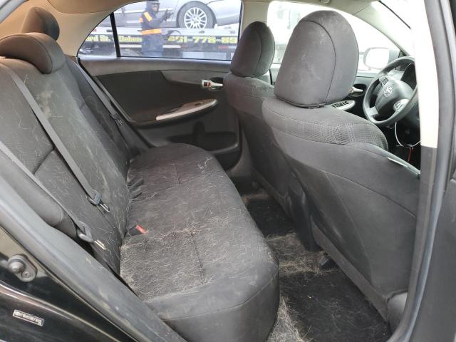 2T1BU4EE8BC736105 - 2011 TOYOTA COROLLA BASE BLACK photo 10