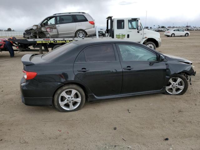 2T1BU4EE8BC736105 - 2011 TOYOTA COROLLA BASE BLACK photo 3