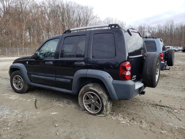 1J4GL38K05W684897 - 2005 JEEP LIBERTY RENEGADE BLACK photo 2