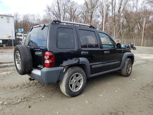 1J4GL38K05W684897 - 2005 JEEP LIBERTY RENEGADE BLACK photo 3