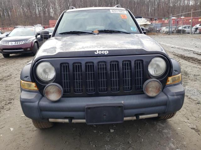 1J4GL38K05W684897 - 2005 JEEP LIBERTY RENEGADE BLACK photo 5