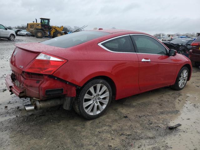 1HGCS22828A005861 - 2008 HONDA ACCORD EXL RED photo 3