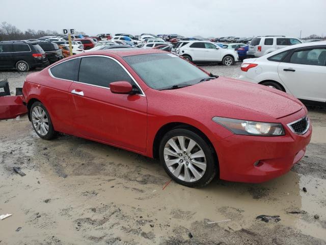 1HGCS22828A005861 - 2008 HONDA ACCORD EXL RED photo 4