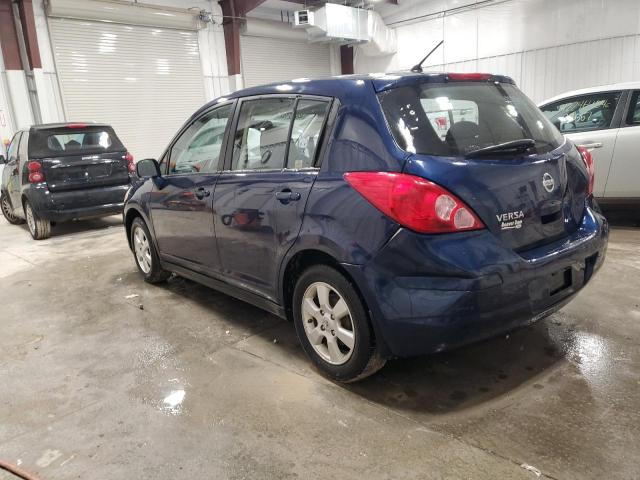 3N1BC13E37L374194 - 2007 NISSAN VERSA S BLUE photo 2