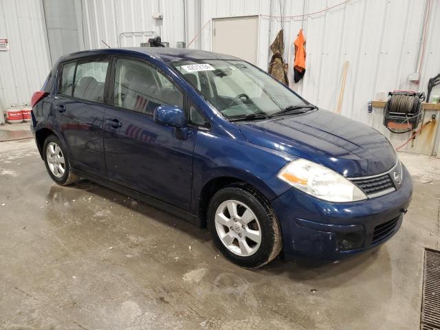 3N1BC13E37L374194 - 2007 NISSAN VERSA S BLUE photo 4