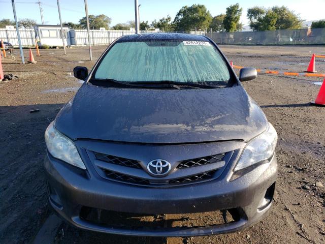 JTDBU4EE3B9166956 - 2011 TOYOTA COROLLA BASE CHARCOAL photo 5