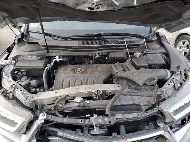 5FRYD7H53HB001493 - 2017 ACURA MDX SPORT HYBRID TECHNOLOGY SILVER photo 11