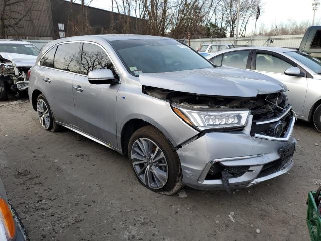 5FRYD7H53HB001493 - 2017 ACURA MDX SPORT HYBRID TECHNOLOGY SILVER photo 4