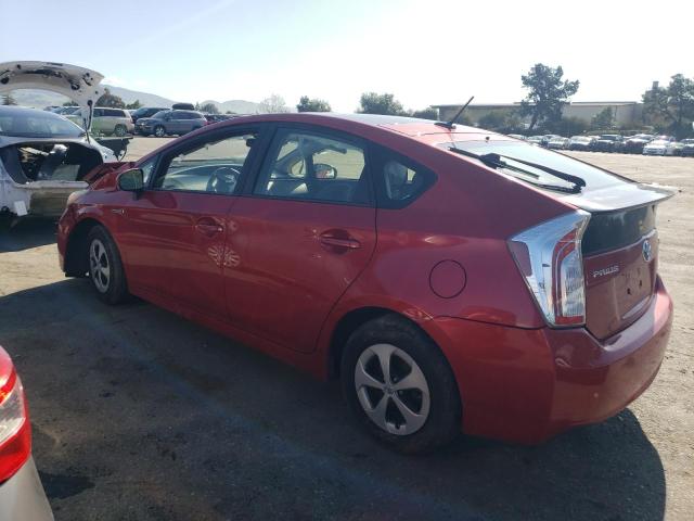 JTDKN3DU4D5675738 - 2013 TOYOTA PRIUS RED photo 2