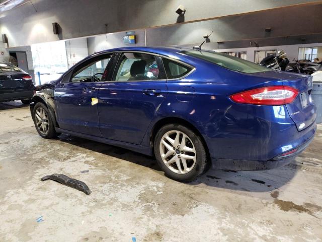 3FA6P0H75DR119133 - 2013 FORD FUSION SE BLUE photo 2