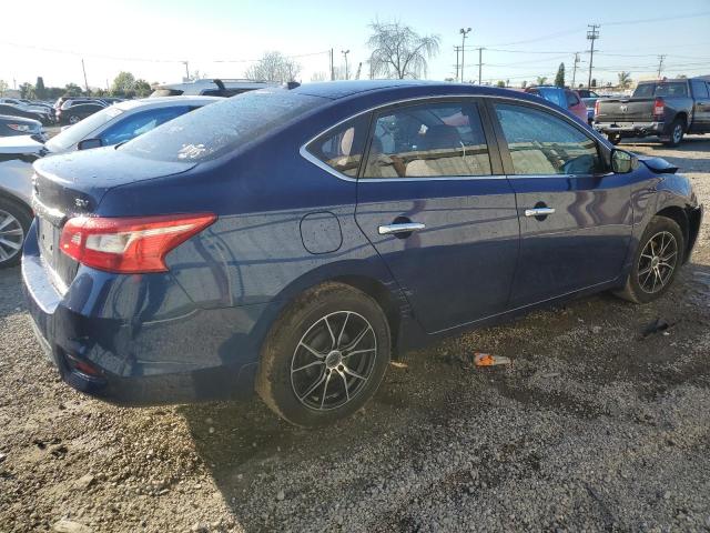 3N1AB7APXHY258680 - 2017 NISSAN SENTRA S BLUE photo 3