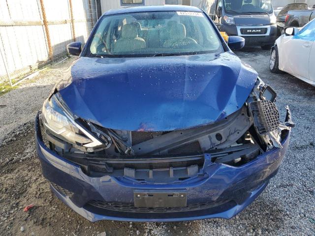 3N1AB7APXHY258680 - 2017 NISSAN SENTRA S BLUE photo 5