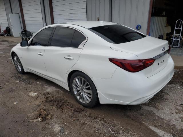 JN1EV7AP0KM513260 - 2019 INFINITI Q50 LUXE WHITE photo 2