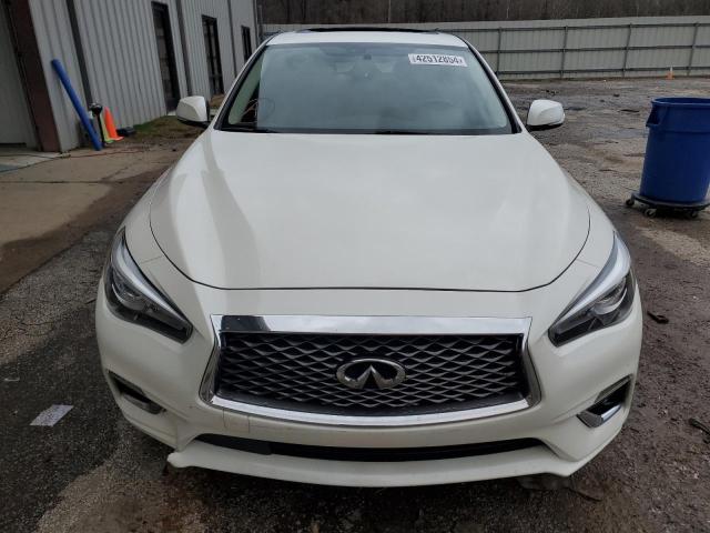 JN1EV7AP0KM513260 - 2019 INFINITI Q50 LUXE WHITE photo 5