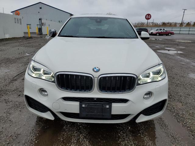 5UXKU2C58F0N75759 - 2015 BMW X6 XDRIVE35I WHITE photo 5