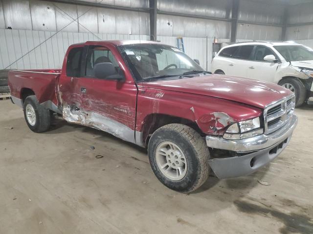 1B7GL22Y5XS254242 - 1999 DODGE DAKOTA MAROON photo 4