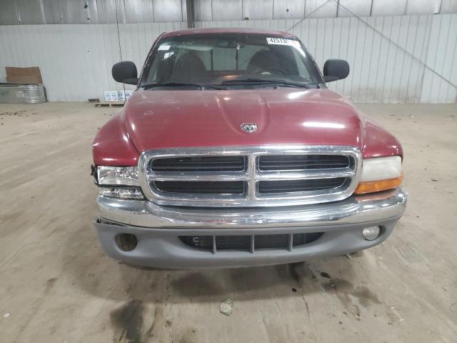 1B7GL22Y5XS254242 - 1999 DODGE DAKOTA MAROON photo 5