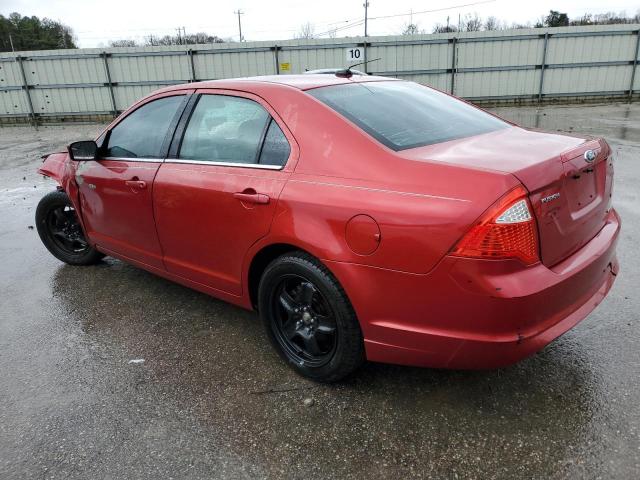 3FAHP0HGXBR190706 - 2011 FORD FUSION SE RED photo 2