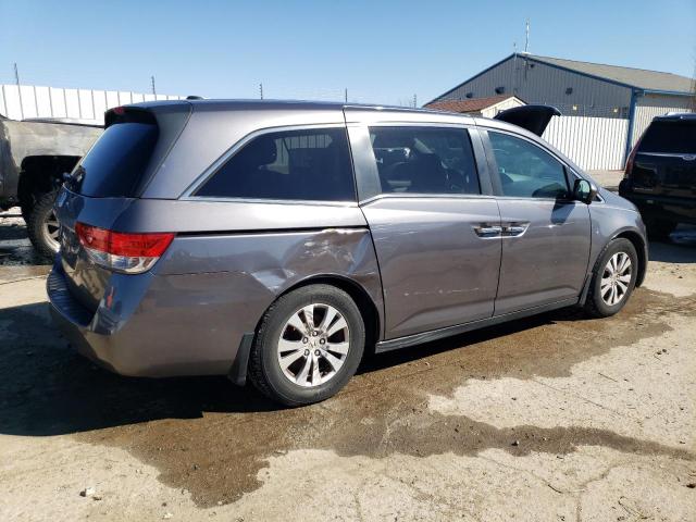 5FNRL5H60EB009360 - 2014 HONDA ODYSSEY EXL GRAY photo 3