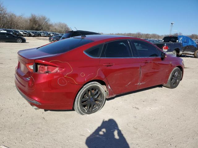 1FA6P0HD1E5386750 - 2014 FORD FUSION SE RED photo 3