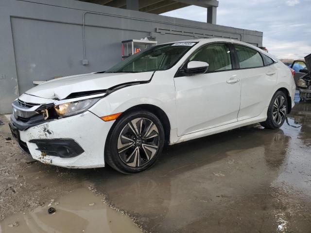 JHMFC1F75JX038391 - 2018 HONDA CIVIC EXL WHITE photo 1