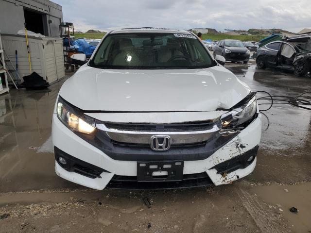 JHMFC1F75JX038391 - 2018 HONDA CIVIC EXL WHITE photo 5