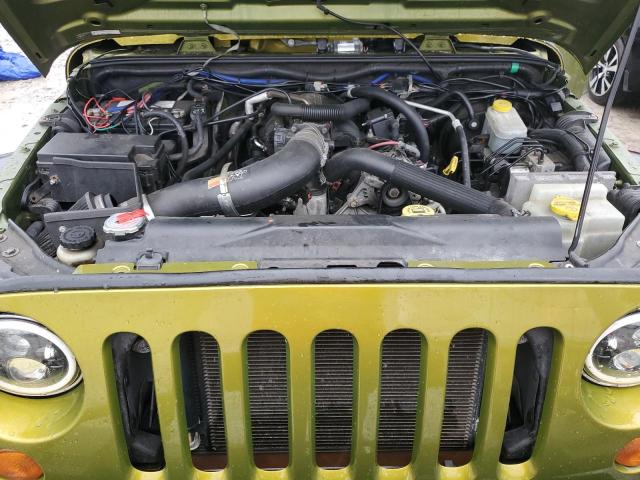 1J4FA24168L526174 - 2008 JEEP WRANGLER X GREEN photo 12