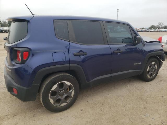 ZACCJAAW2GPC59368 - 2016 JEEP RENEGADE SPORT BLUE photo 3