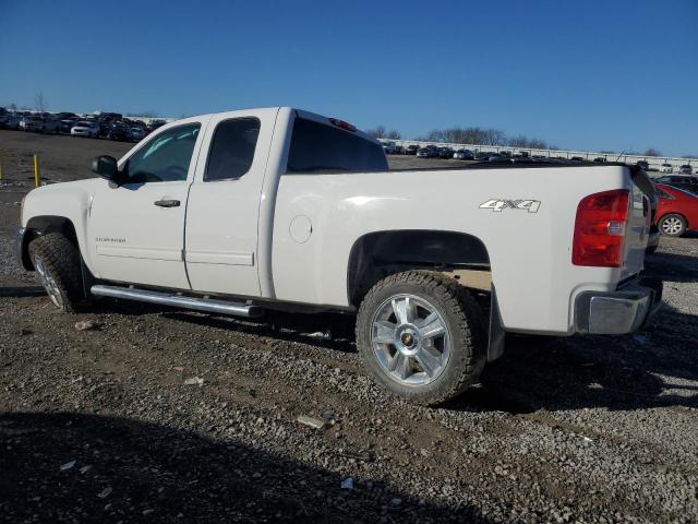 1GCRKSE79CZ204881 - 2012 CHEVROLET SILVERADO K1500 LT WHITE photo 2