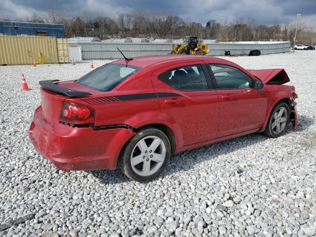 1C3CDZAB1DN518802 - 2013 DODGE AVENGER SE RED photo 3