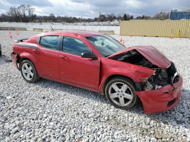 1C3CDZAB1DN518802 - 2013 DODGE AVENGER SE RED photo 4