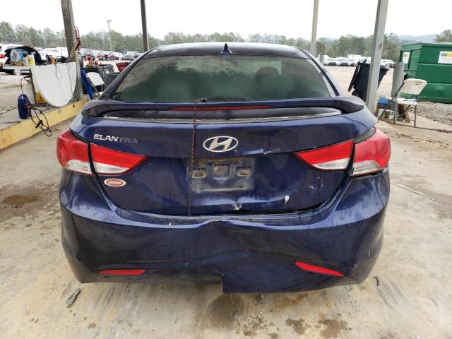 5NPDH4AE5BH045632 - 2011 HYUNDAI ELANTRA GLS BLUE photo 6