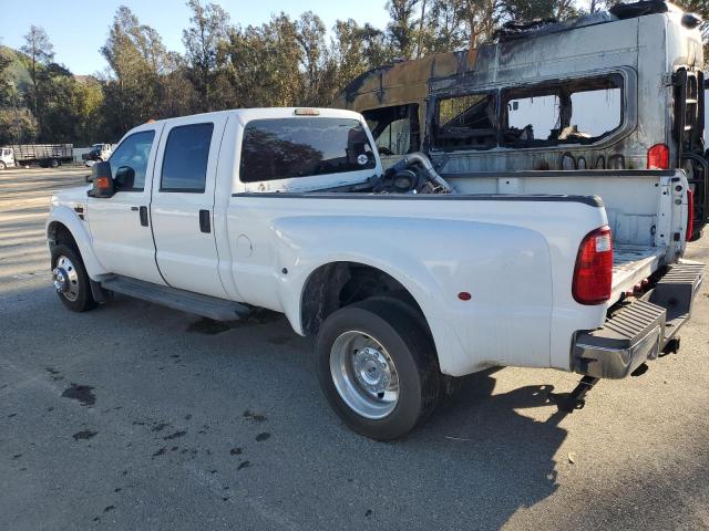 1FTXW42R88EA73969 - 2008 FORD F450 SUPER DUTY WHITE photo 2