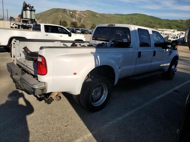 1FTXW42R88EA73969 - 2008 FORD F450 SUPER DUTY WHITE photo 3