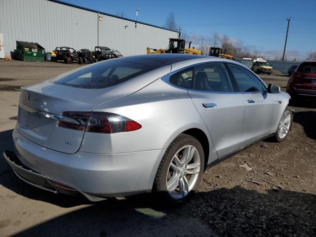 5YJSA1S11EFP47794 - 2014 TESLA MODEL S GRAY photo 3