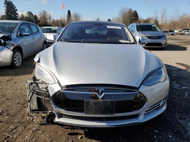 5YJSA1S11EFP47794 - 2014 TESLA MODEL S GRAY photo 5