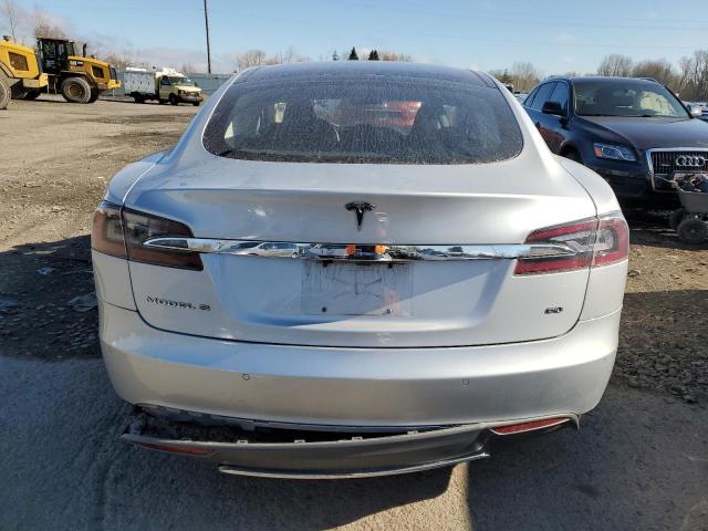 5YJSA1S11EFP47794 - 2014 TESLA MODEL S GRAY photo 6