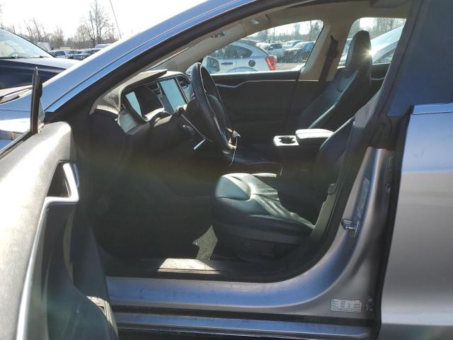 5YJSA1S11EFP47794 - 2014 TESLA MODEL S ნაცრისფერი ფოტო 7