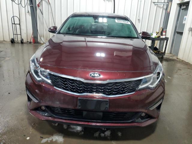 5XXGU4L16KG303882 - 2019 KIA OPTIMA EX RED photo 5