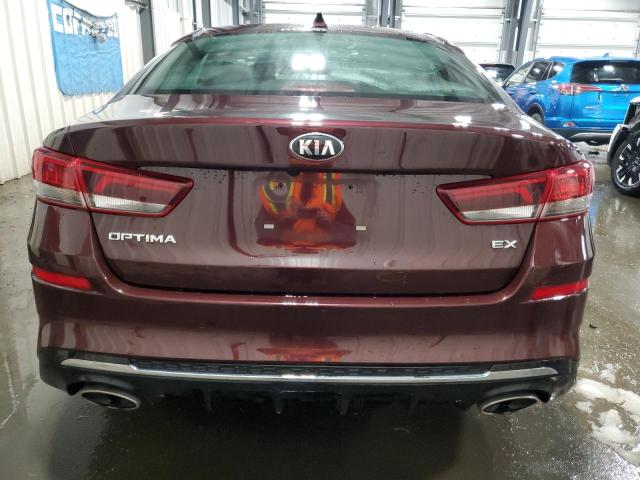 5XXGU4L16KG303882 - 2019 KIA OPTIMA EX RED photo 6